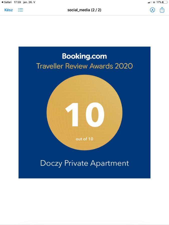Doczy Private Apartment Ντέμπρετσεν Εξωτερικό φωτογραφία
